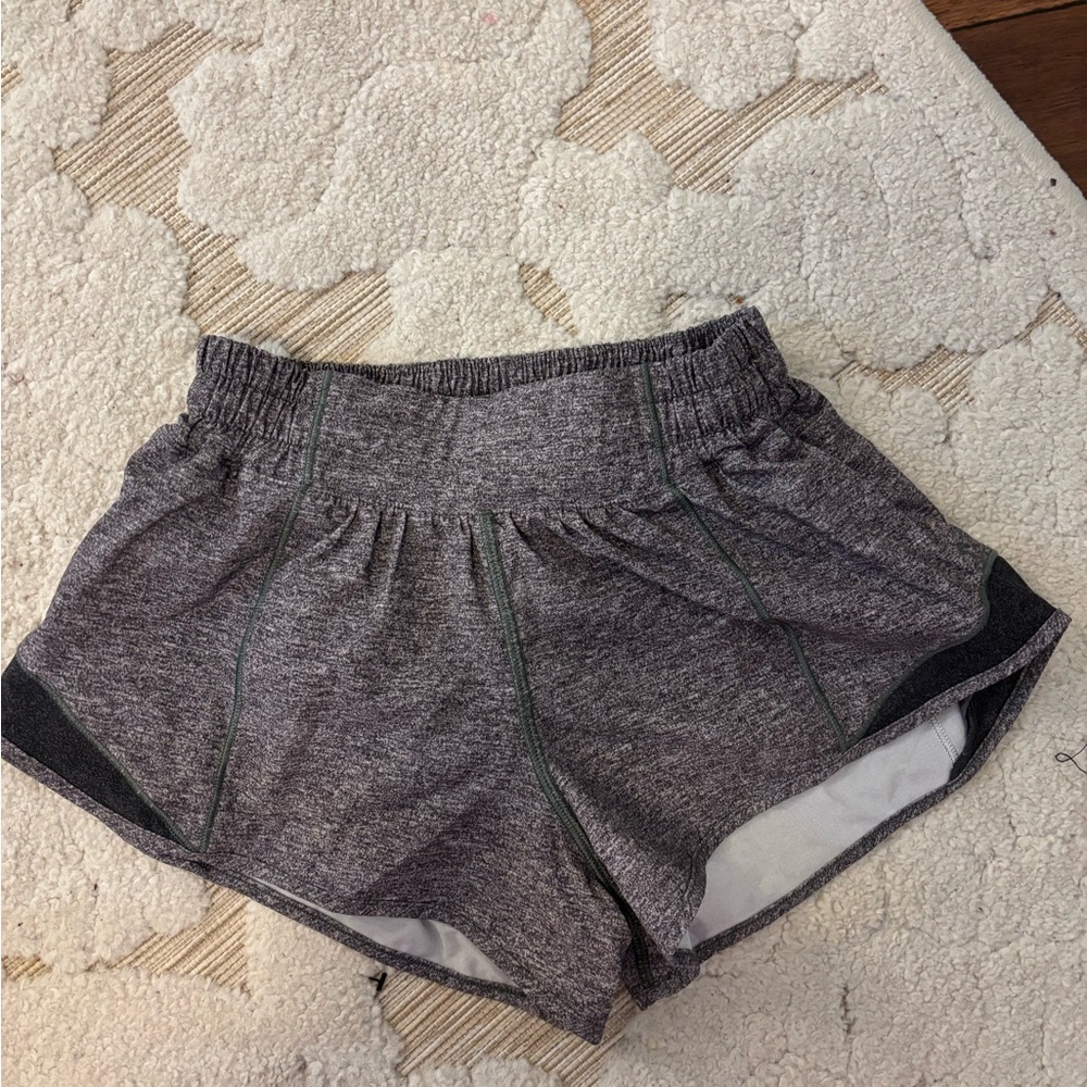Lululemon Athletica Charcoal Athletic Shorts
